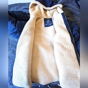 L.L.Bean hooddies coat. Size:S Reg. Blue.